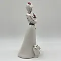 Фарфоровая статуэтка «Дама с собачкой» А.Д. Бржезицкая, Дулёво, 1996 - View 3