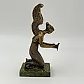 Бронзовая статуэтка Психея на змеевике, Европа, 2000-2020 - View 9