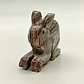 Статуэтка Заяц из оникса, ручная резьба, Азия, 2000-2015 гг. - View 2