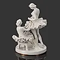 Фарфоровая статуэтка «Балерины перед выступлением» ЛЗФИ, СССР, 1950-е - View 2
