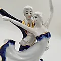 Фарфоровая статуэтка «Пара в танце» Autumn BSB, Италия, 1990-2000 гг. - View 3