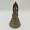Статуэтка Будды Шакьямуни из металла, Азия, 1970-1990 гг. - View 3