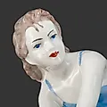 Фарфоровая статуэтка «Юная балерина» Н.А. Малышевой, Дулёво, 1959 - View 4