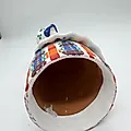 Статуэтка Барыня с ребенком, автор Михалицина, керамика, роспись, СССР, 1991 - View 8