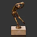 Винтажная скульптура «Вратарь» из металла и камня, Западная Европа, 1970–1980-е - View 3