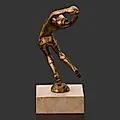 Винтажная скульптура «Вратарь» из металла и камня, Западная Европа, 1970–1980-е - View 5