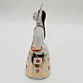 Фарфоровая статуэтка «Матрёшка-невеста» с росписью и золочением, Дулёвский завод, СССР - View 5