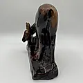 Фарфоровая статуэтка «Лань» с поливами, Гжельский керамический завод, СССР, 1950-1970 гг. - View 5