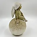 Гипсовая статуэтка «Ангелочек на шаре», Европа, 2000 год - View 2