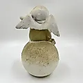 Гипсовая статуэтка «Ангелочек на шаре», Европа, 2000 год - View 3
