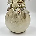 Гипсовая статуэтка «Ангелочек на шаре», Европа, 2000 год - View 4