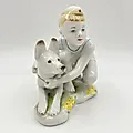Фарфоровая статуэтка «Юный пограничник с собакой» ЛФЗ, СССР, 1960-1970-е - View 2