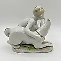 Фарфоровая статуэтка «Юный пограничник с собакой» ЛФЗ, СССР, 1960-1970-е - View 3