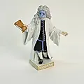 Фарфоровая статуэтка "Адвокат" от Meissen по модели Й.Й. Кендлера, 1950-е