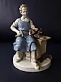 Фарфоровая фигура сапожник