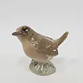 Статуэтка птицы Воробей Bing & Grondahl — фарфоровая фигурка датской фабрики 1853 года