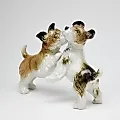 Фигурка "Терьеры играются"