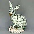 Фигурка Кролик сидящий на основании Herend 1960-1970гг Венгрия