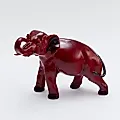 Статуэтка "Слон" в технике "Flambe".