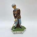 Фигурка "Гольфист" скульптор С. Оливер 20 век