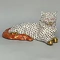 Фигурка Кошка лежащая Herend 1960-1970 гг Венгрия