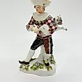Статуэтка Арлекин с мопсом
