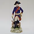 Редкая фарфоровая фигура - Фридрих Великий la courtille