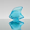 Хрустальная рыбка бирюзового оттенка