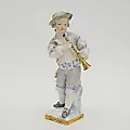 Фигурка Юноша с рожком фарфор Европа рубеж 19\20в