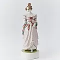 Фарфоровая статуэтка "Леди с шалью"
