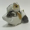 Фигурка "Морская свинка с двумя детенышами" KPM 1911г