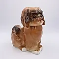 Фарфоровая статуэтка "Пекинес" скульптора Веселова, ЛФЗ СССР 1970-1990 гг.