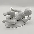 Фарфоровая статуэтка "Путти с мячом", VEB Schaubach Kunst Lichte-Wallendorf, Западная Европа, 1950-е