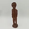 Резная деревянная статуэтка мужчины, африканское искусство, 1980-2010 гг.
