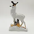 Фарфоровая статуэтка "Олень" скульптора Воробьева Б.Я., ЛФЗ, СССР, 1950-е годы