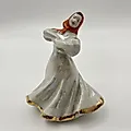Фарфоровая статуэтка "Русский перепляс" авторства А.Д. Бржезицкой, Дулевский завод, СССР, 1962 г.