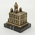 Миниатюрная скульптура "Архангельский собор" из бронзы и камня, СССР, 1970-е годы