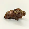 Миниатюрная статуэтка Бык из натурального камня, резьба, Азия
