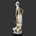 Фарфоровая статуэтка «Девушка с гусями» Lladro, Испания, 1971-1974