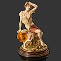 Статуэтка «Мальчик-пастух» Giuseppe Armani, композит, дерево, роспись, Италия, 1980-1990