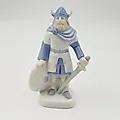 Фарфоровая статуэтка Викинг, ручная роспись, Европа, 2010-2020