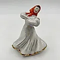 Фарфоровая статуэтка Плясунья в красном платке, Дулево, СССР, 1964-1968