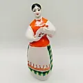 Фарфоровая статуэтка «Девушка с кумганом», Н.Ф. Бобик, Полонский ЗХК, СССР