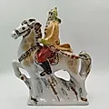 Фарфоровая статуэтка «Красный витязь» (Буденовец), Полонский ЗХК, Украина, 1980-2000 гг.