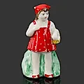 Миниатюрная фарфоровая статуэтка 'Красная Шапочка', Л.К. Клименкова-Краузе, Первомайский фарфоровый завод, СССР