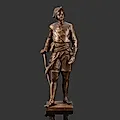 Бронзовая статуэтка Петра I, литье, СССР, 1970–1990-е годы