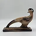 Статуэтка «Фазан» в стиле ар-деко, Шарль Лемансо, фаянс, Франция, 1930-1950 гг.