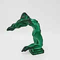 Малахитовая статуэтка Кризис H. - View 4