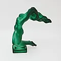 Малахитовая статуэтка Кризис H. - View 6