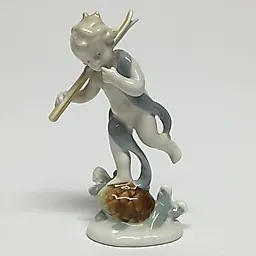 Путти с лыжами